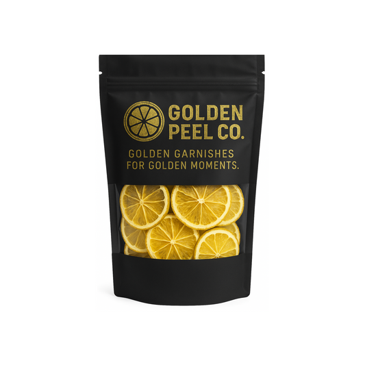 Dehydrated Lemon Garnish